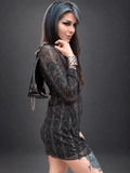 Cathedral Mesh Mini Dress - Angel's House of Design Co.