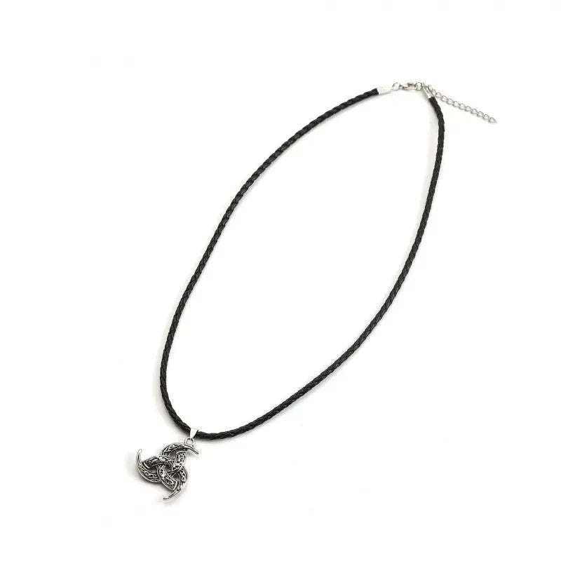 Celtic Knot Necklace with Vegan Leather Cord - Angel's House of Design Co.
