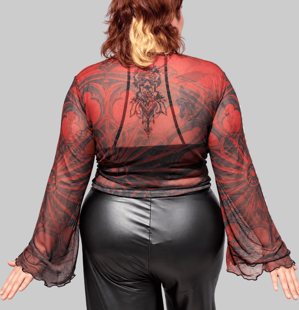 Crimson Reliquary Top - Angel's House of Design Co.
